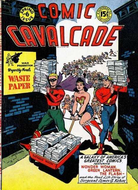 Comic Cavalcade #6 comic cover