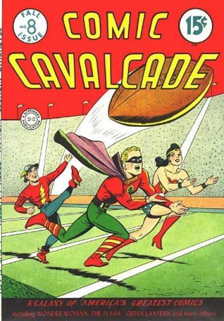 Comic Cavalcade #8 comic cover