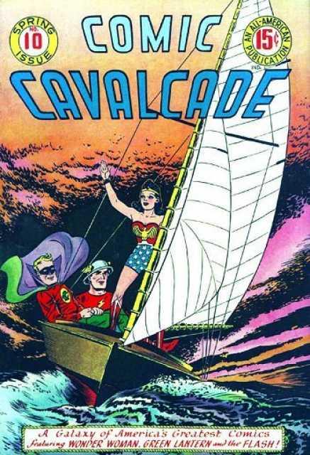 Comic Cavalcade #10 comic cover