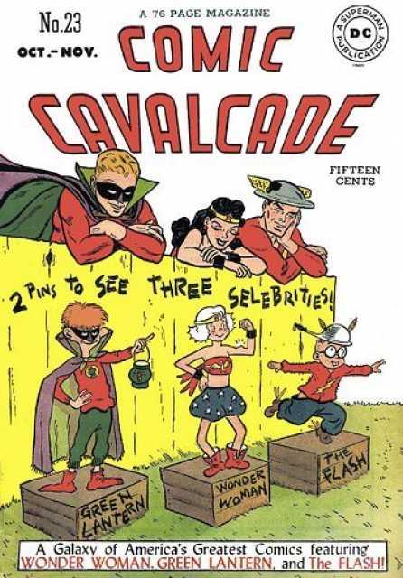 Comic Cavalcade #23 comic cover