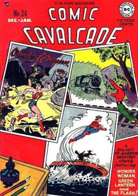 Comic Cavalcade #24 comic cover