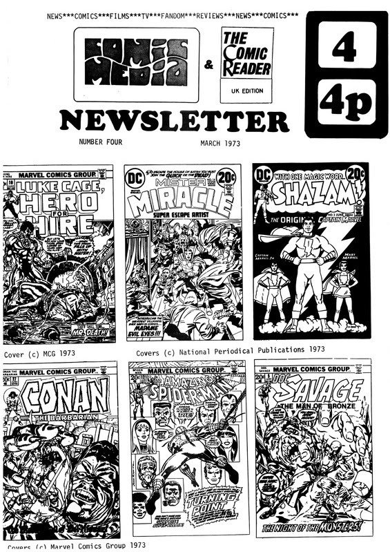 Comic Media News #4 comic cover
