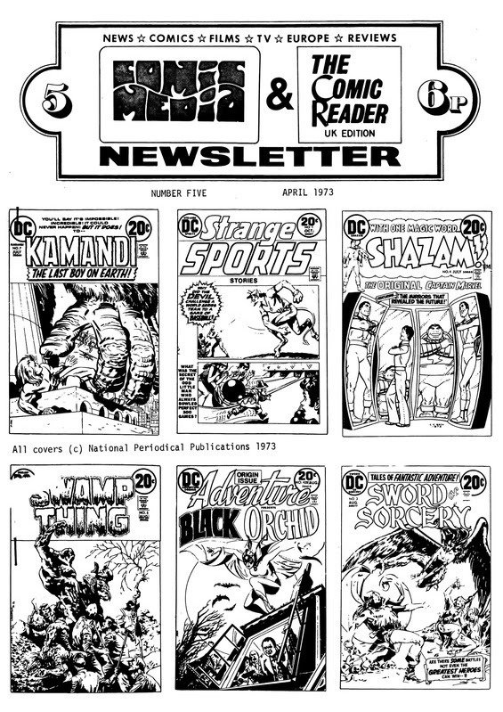 Comic Media News #5 comic cover