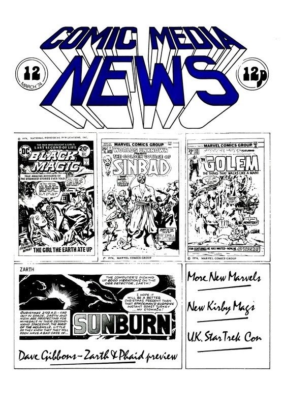 Comic Media News #12 comic cover