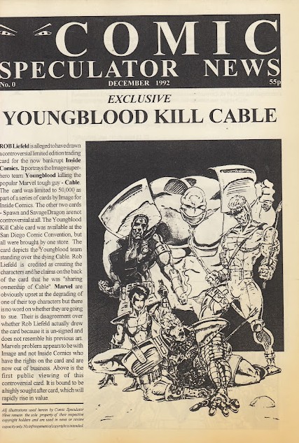 Comics Speculator #0 comic cover