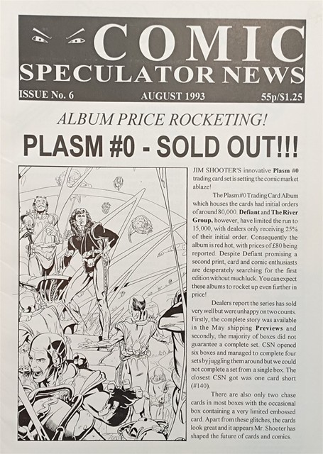 Comics Speculator #6 comic cover