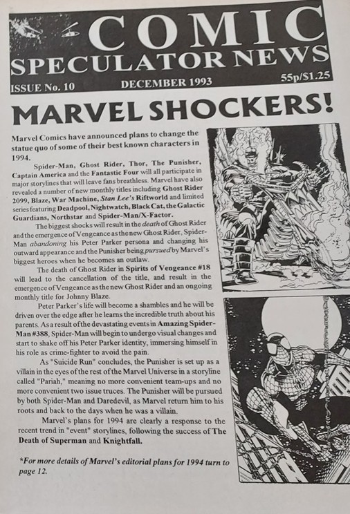 Comics Speculator #10 comic cover