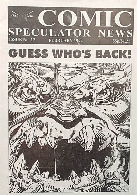 Comics Speculator #12 comic cover