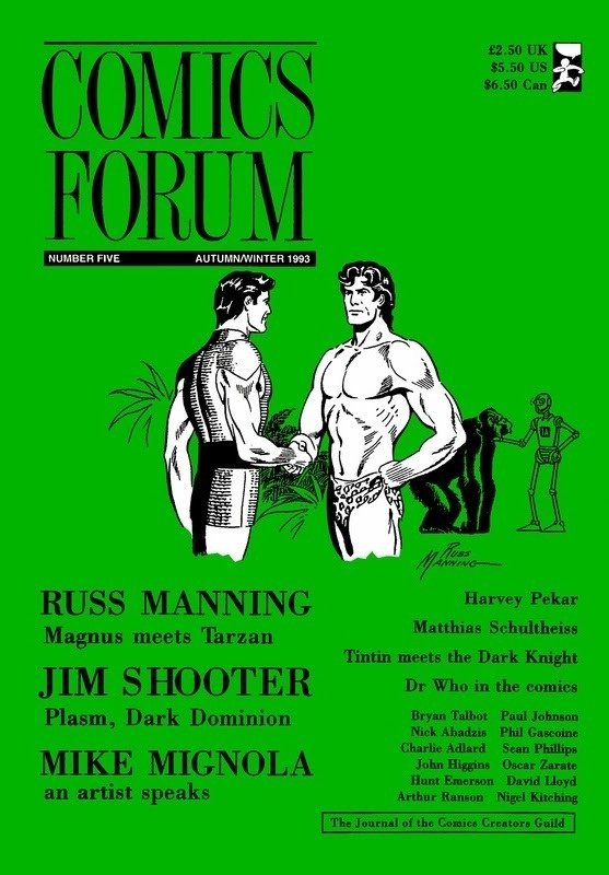 Comics Forum #5 comic cover