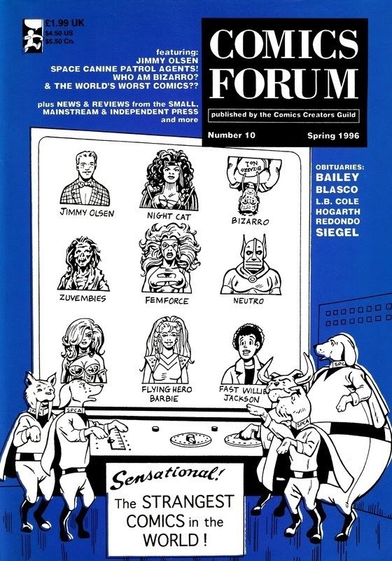 Comics Forum #10 comic cover