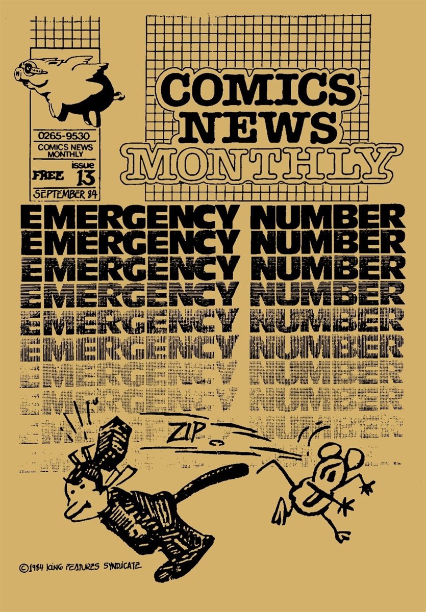 Comics News Monthly #13 comic cover