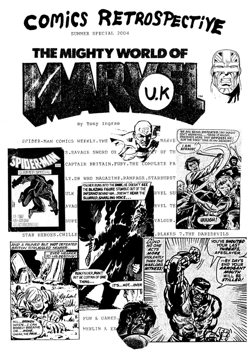 Comics Retrospective 2004 Summer special comic cover