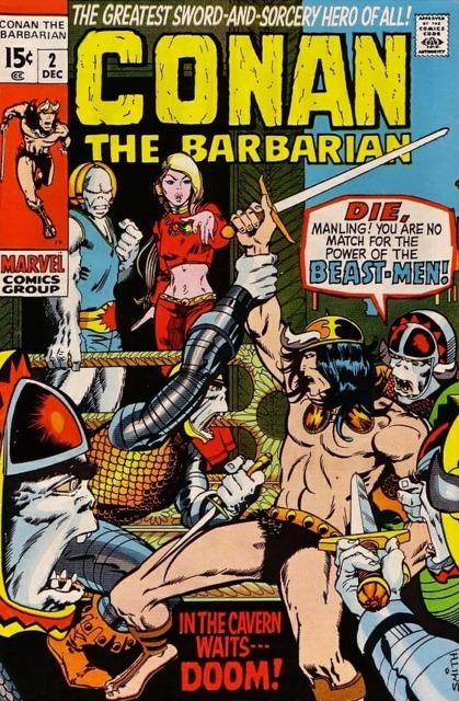 Conan the Barbarian #2 comic cover