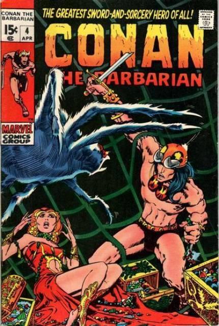 Conan the Barbarian #4 comic cover