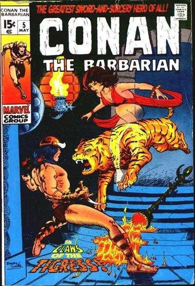 Conan the Barbarian #5 comic cover