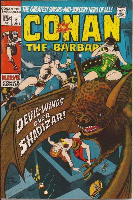 Conan the Barbarian #6 comic cover