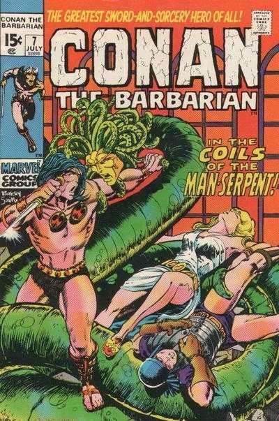 Conan the Barbarian #7 comic cover