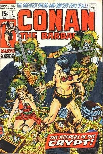 Conan the Barbarian #8 comic cover