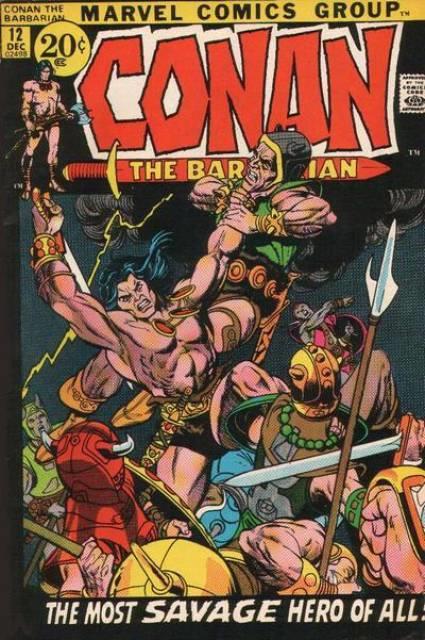 Conan the Barbarian #12 comic cover