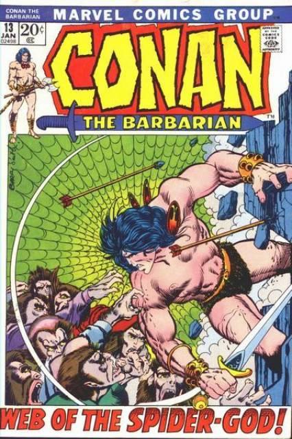 Conan the Barbarian #13 comic cover