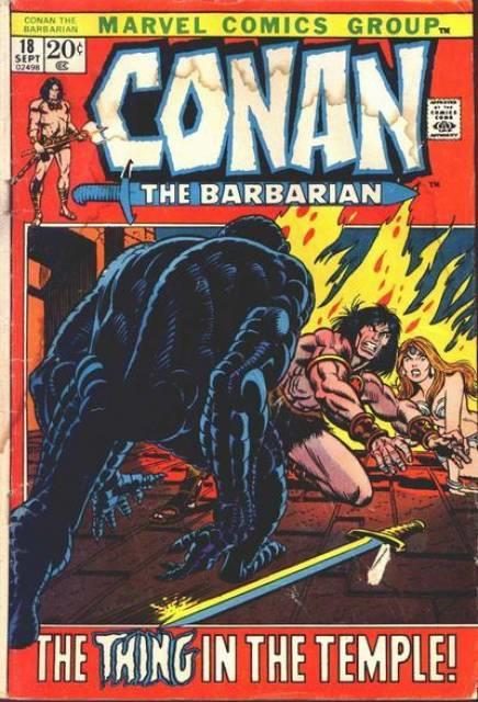 Conan the Barbarian #18 comic cover