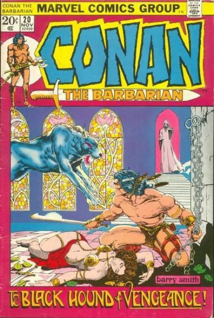 Conan the Barbarian #20 comic cover
