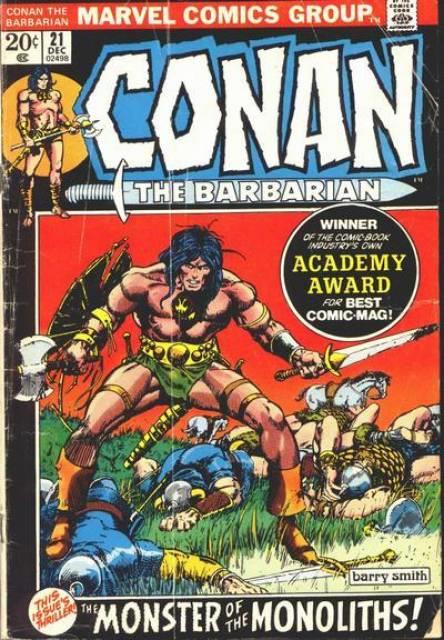 Conan the Barbarian #21 comic cover
