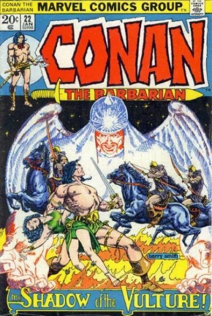 Conan the Barbarian #22 comic cover
