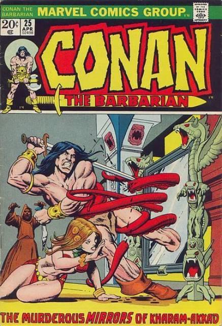 Conan the Barbarian #25 comic cover