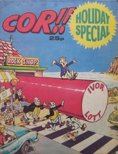 Cor!! Holiday Special 1976 comic cover