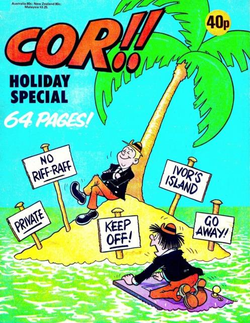 Cor!! Holiday Special 1979 comic cover
