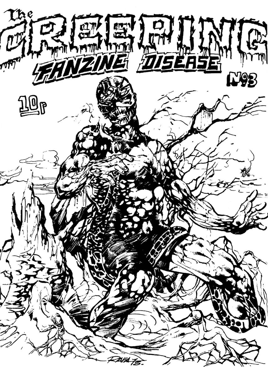 The Creeping Fanzine Disease #3 comic cover