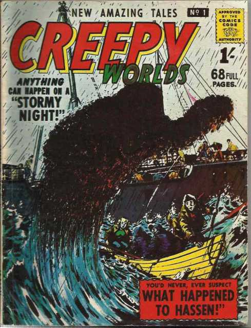 Creepy Worlds #1 comic cover