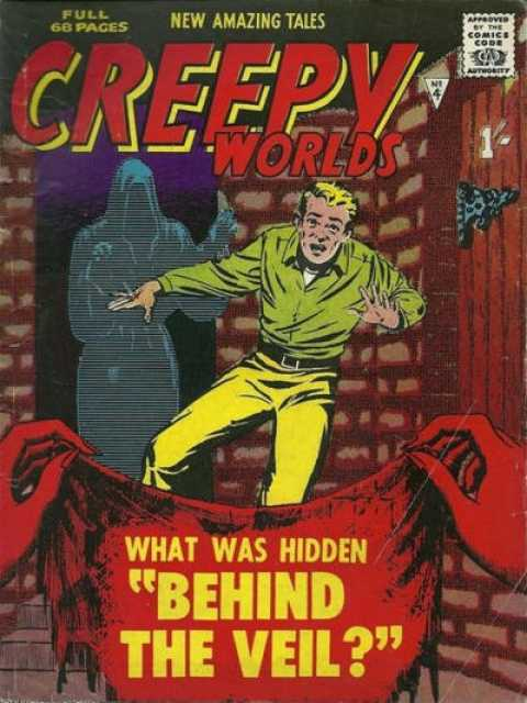 Creepy Worlds #4 comic cover