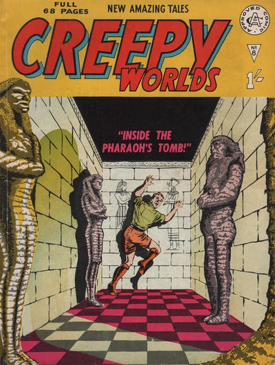 Creepy Worlds #8 comic cover