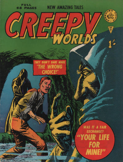 Creepy Worlds #9 comic cover