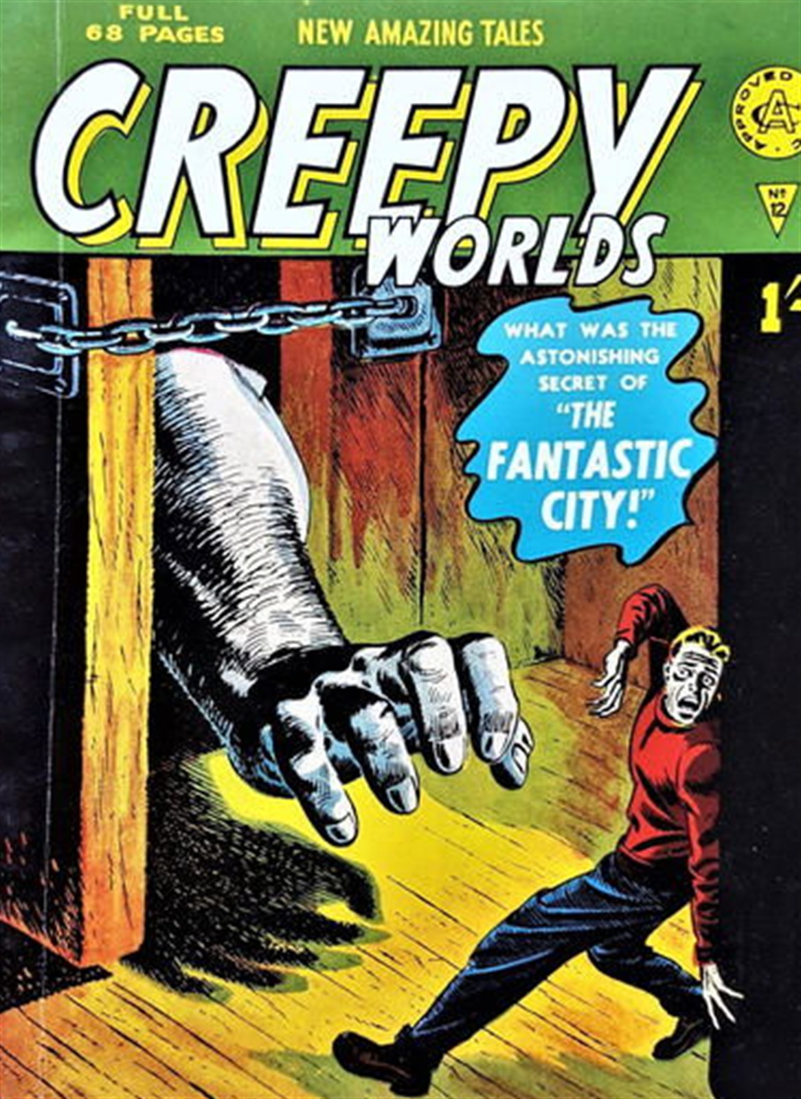 Creepy Worlds #12 comic cover