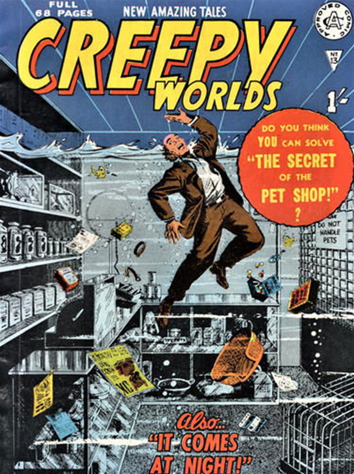 Creepy Worlds #13 comic cover