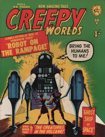 Creepy Worlds #16 comic cover