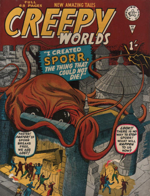 Creepy Worlds #18 comic cover