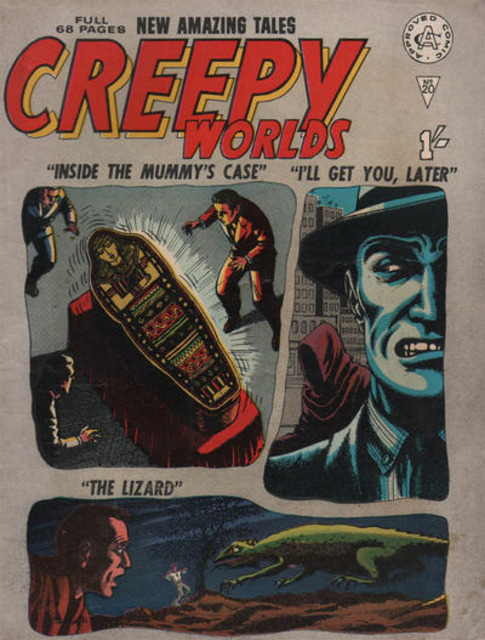 Creepy Worlds #20 comic cover