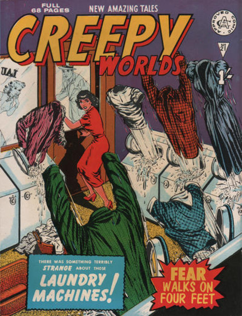Creepy Worlds #21 comic cover
