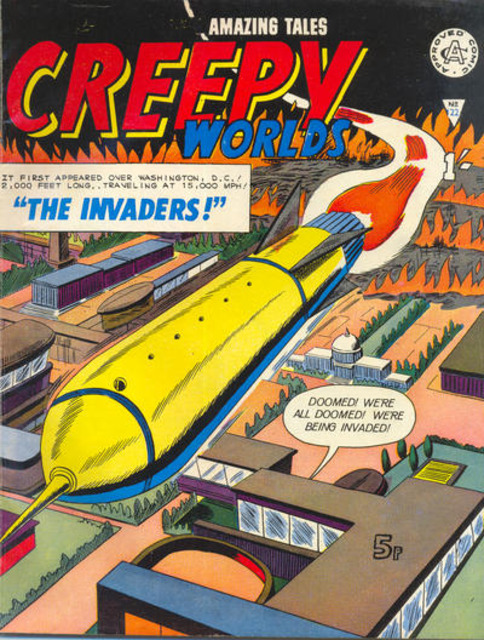Creepy Worlds #22 comic cover