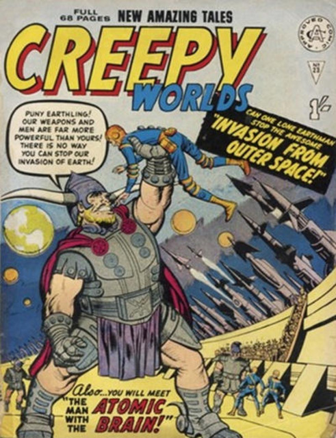 Creepy Worlds #23 comic cover