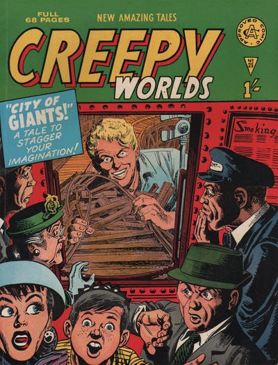 Creepy Worlds #25 comic cover