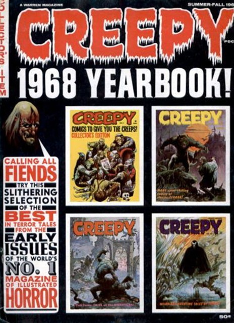 Creepy Yearbook 1968 comic cover