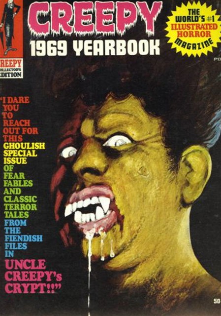 Creepy Yearbook 1969 comic cover