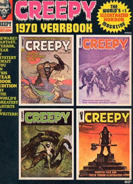 Creepy Yearbook 1970 comic cover