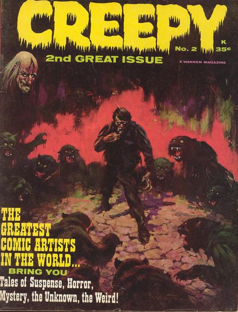 Creepy Warren Magazine #2 comic cover