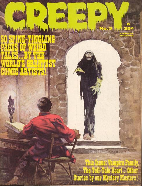Creepy Warren Magazine #3 comic cover